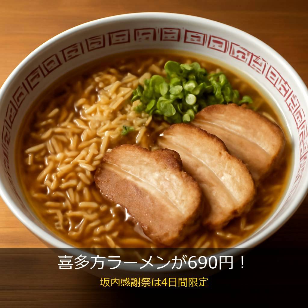 喜多方ラーメン坂内の喜多方ラーメン