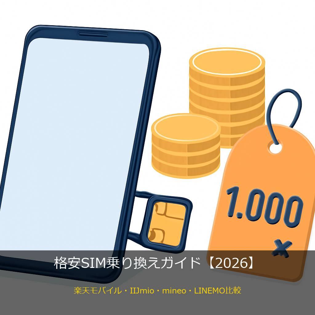 格安SIMへの乗り換えイメージ