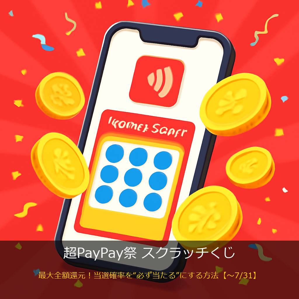 超PayPay祭のスクラッチくじ