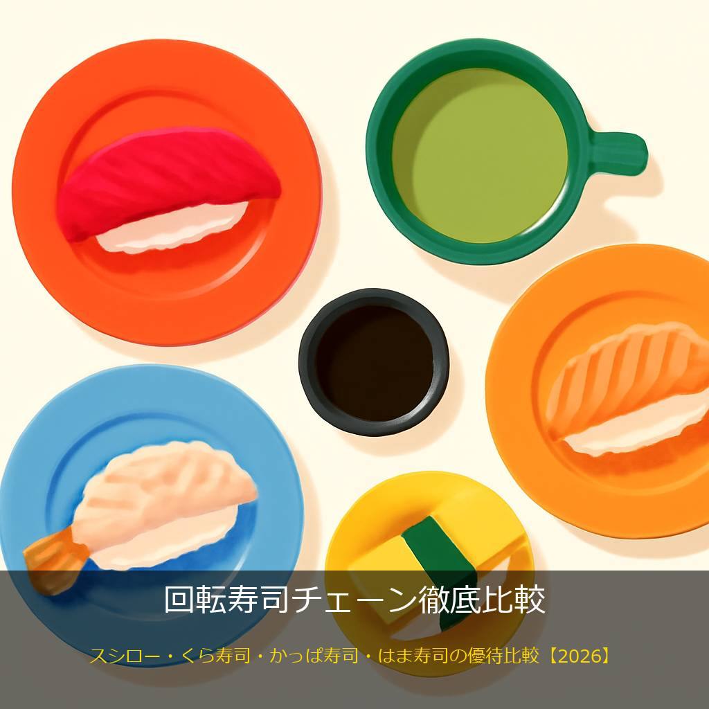 回転寿司チェーンの比較