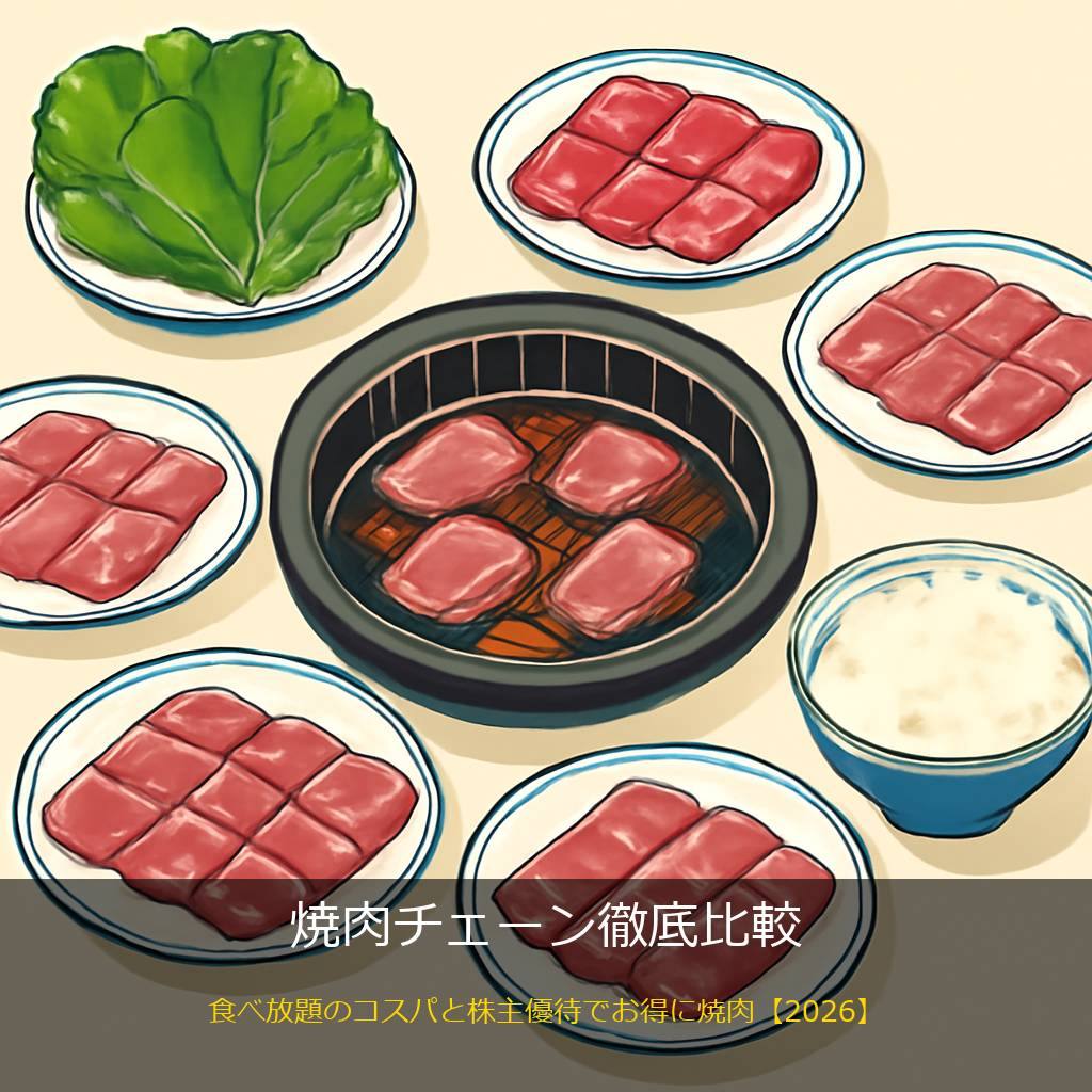 焼肉チェーンの比較