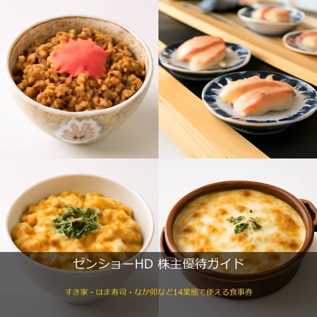 すき家・はま寿司・なか卯・ゼンショー各店の料理