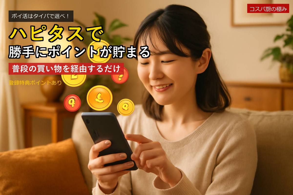 ハピタスのポイ活イメージ