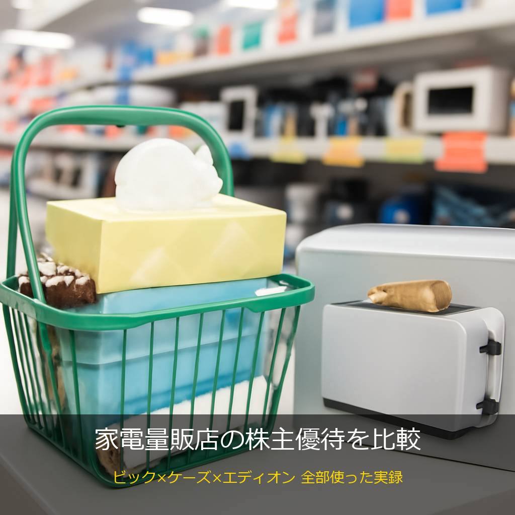 家電量販店の株主優待比較のイメージ